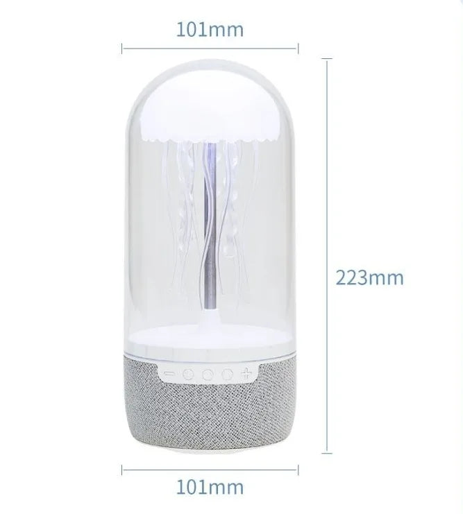 Altavoz Bluetooth con forma de medusa y luces