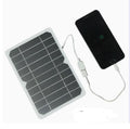 Cargador solar portátil con panel de 2 W y salida USB