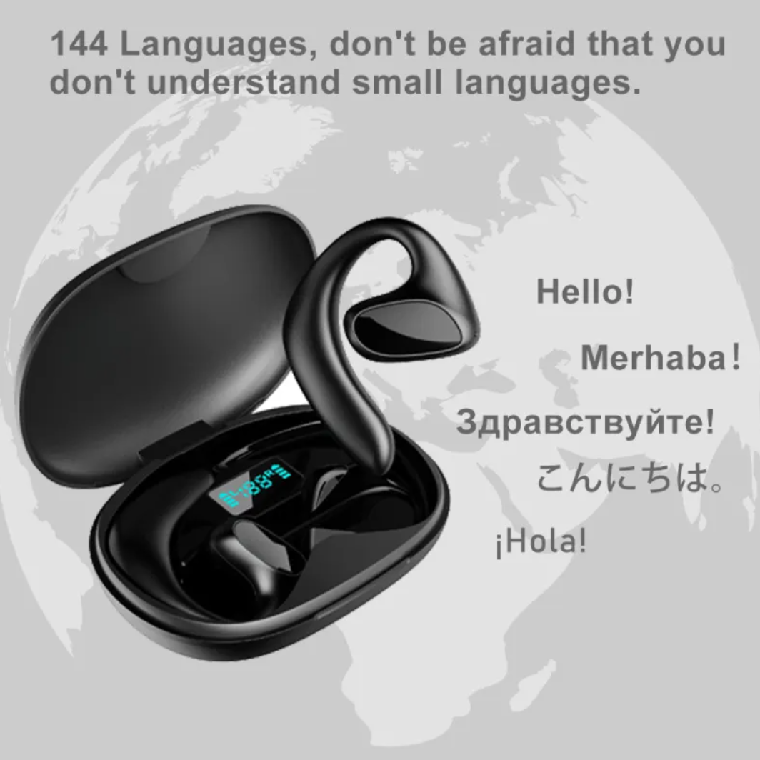 Auriculares Bluetooth con traducción bidireccional en tiempo real