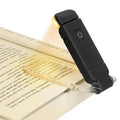 Luz de lectura LED recargable por USB con pinza