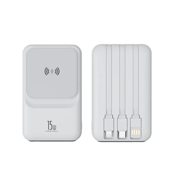 Batería externa magnética con carga inalámbrica 10.000 mAh