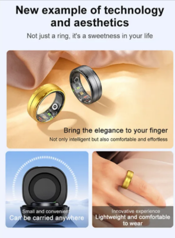 Anillo inteligente R6 de actividad y sueño