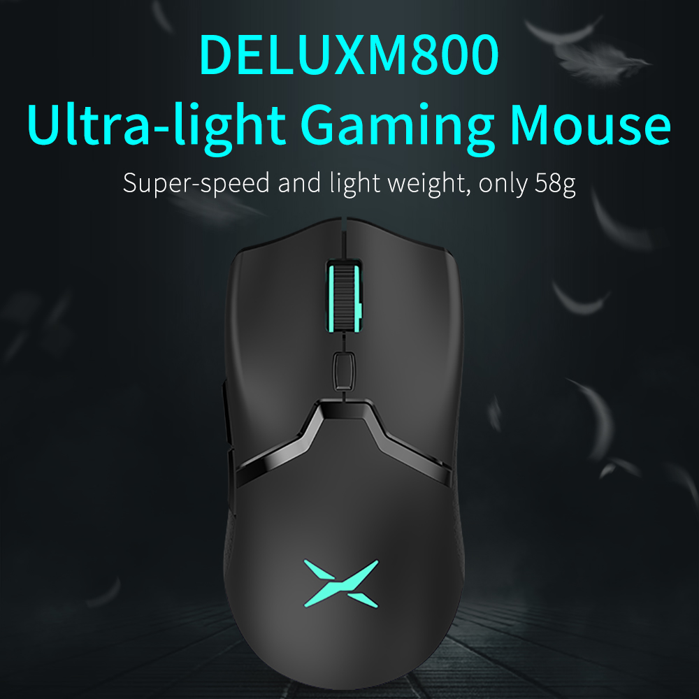 Ratón gaming inalámbrico recargable