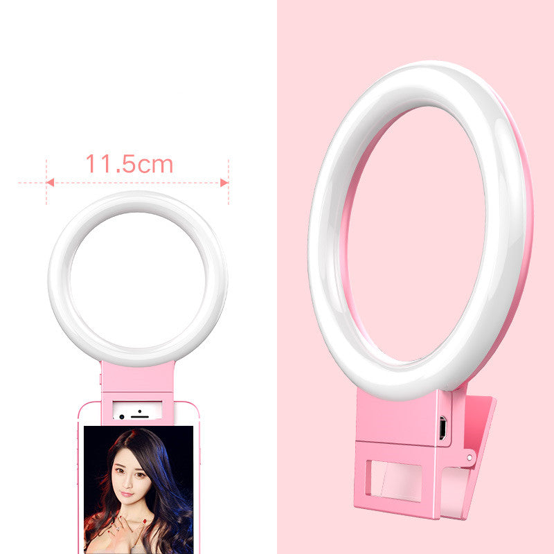 Mini aro de luz LED para selfies y directos