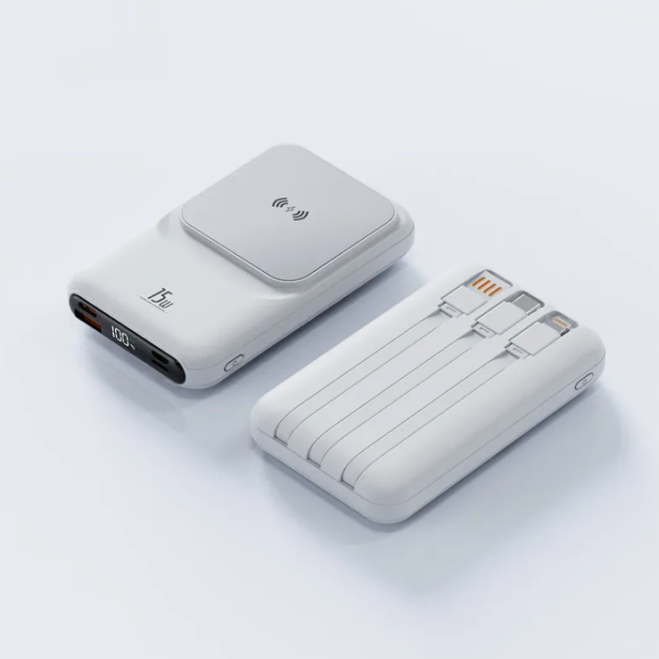 Batería externa magnética con carga inalámbrica 10.000 mAh