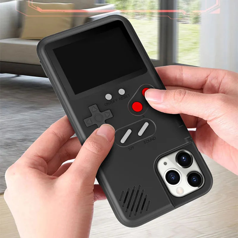 Funda retro estilo consola portátil para iPhone
