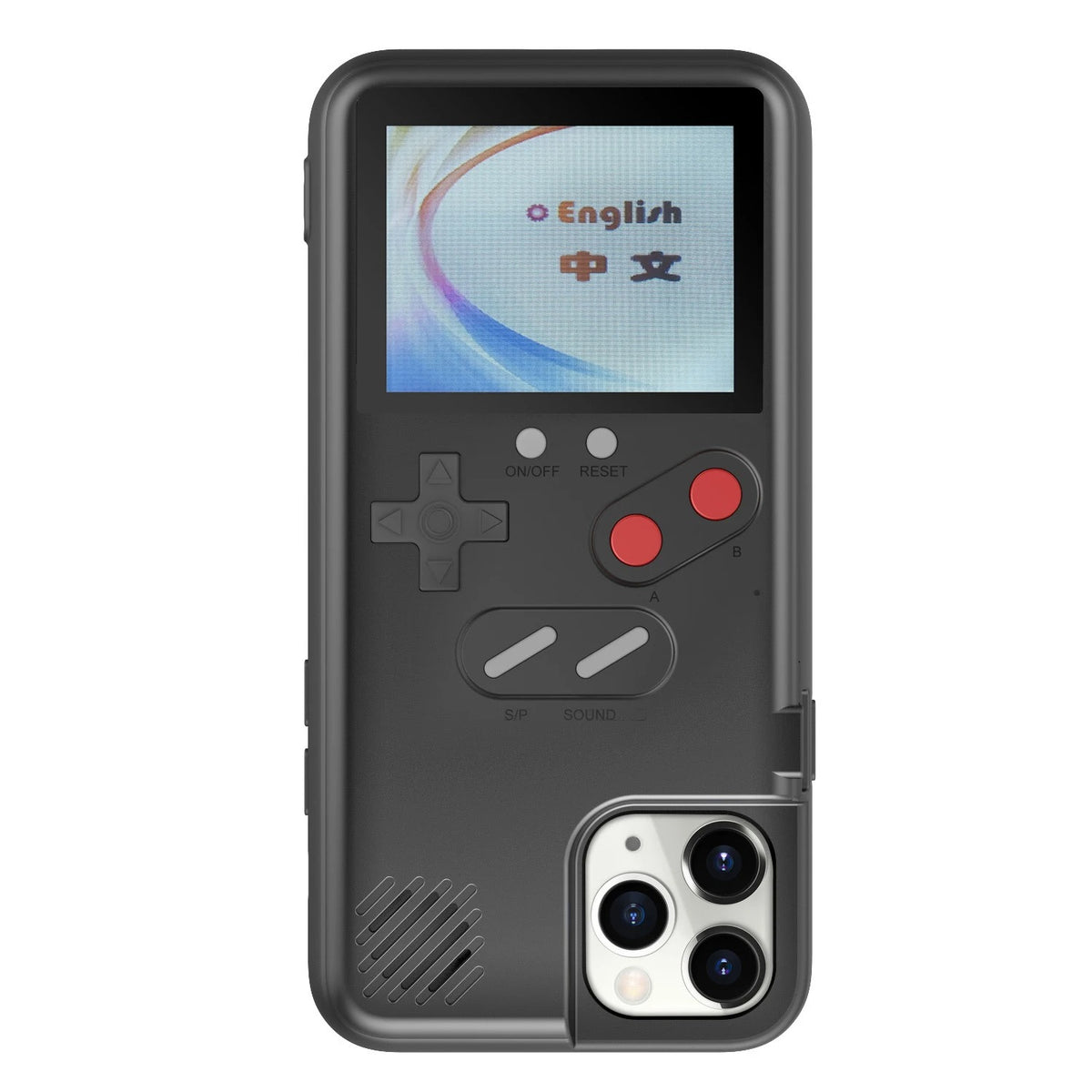 Funda retro estilo consola portátil para iPhone