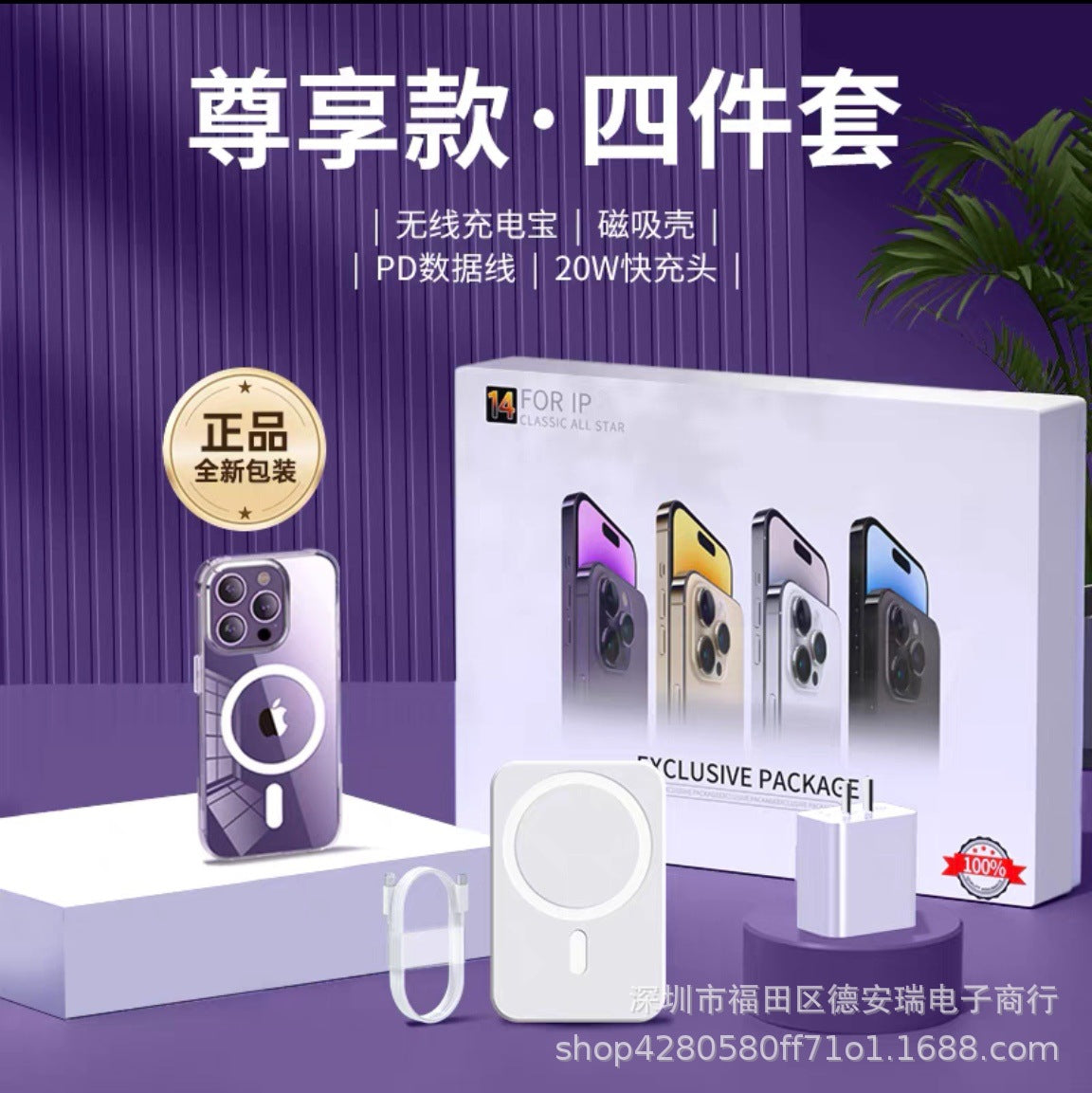 Set de Accesorios de Cargador Rápido Dual-C de 35W para iPhone