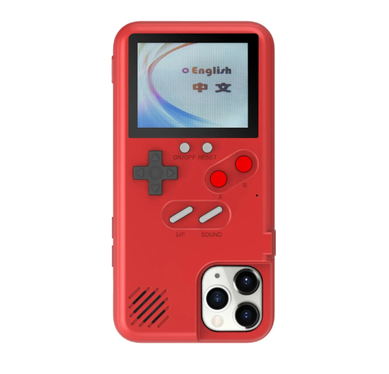 Funda retro estilo consola portátil para iPhone