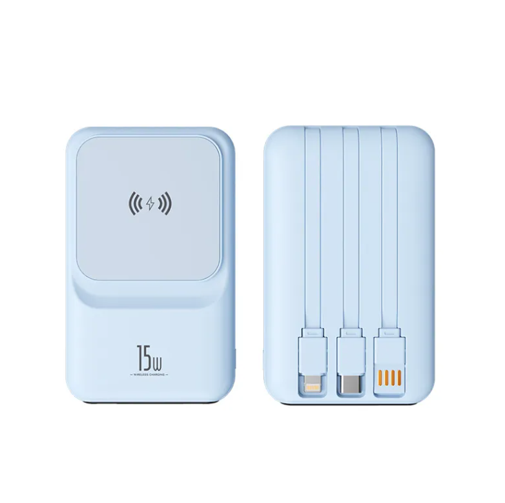 Batería externa magnética con carga inalámbrica 10.000 mAh