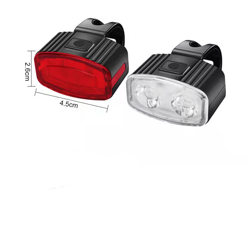 Set de luces LED para bicicleta recargables por USB