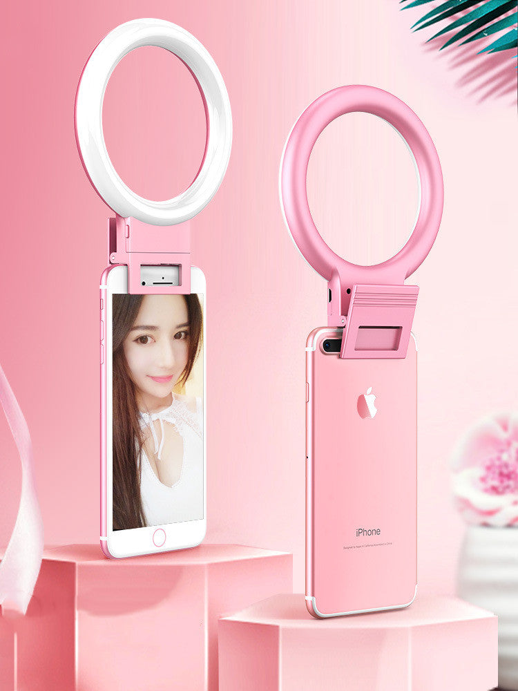 Mini aro de luz LED para selfies y directos