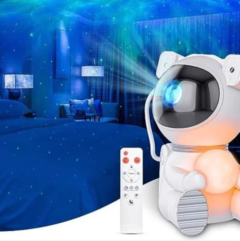 Proyector de galaxia astronauta con altavoz Bluetooth