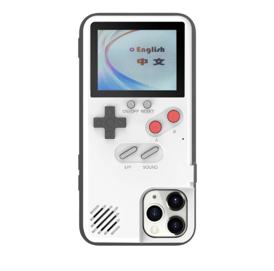 Funda retro estilo consola portátil para iPhone