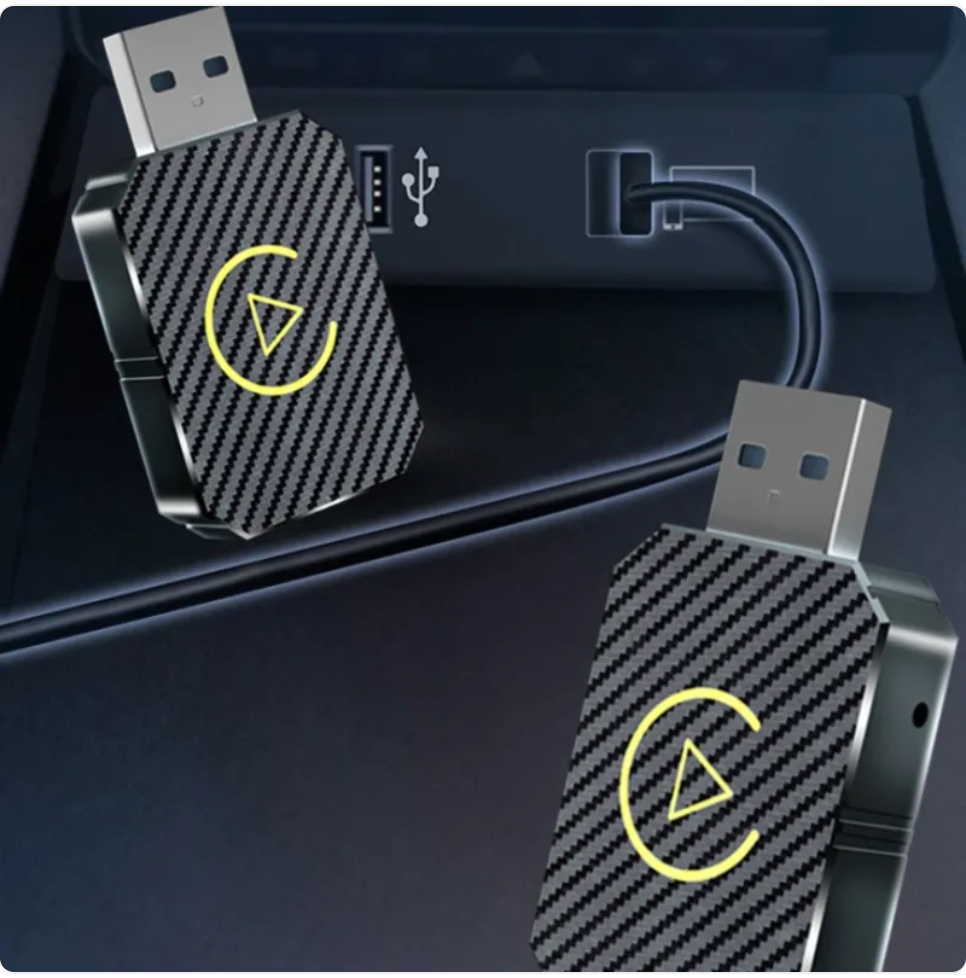 Adaptador inalámbrico CarPlay y Android Auto