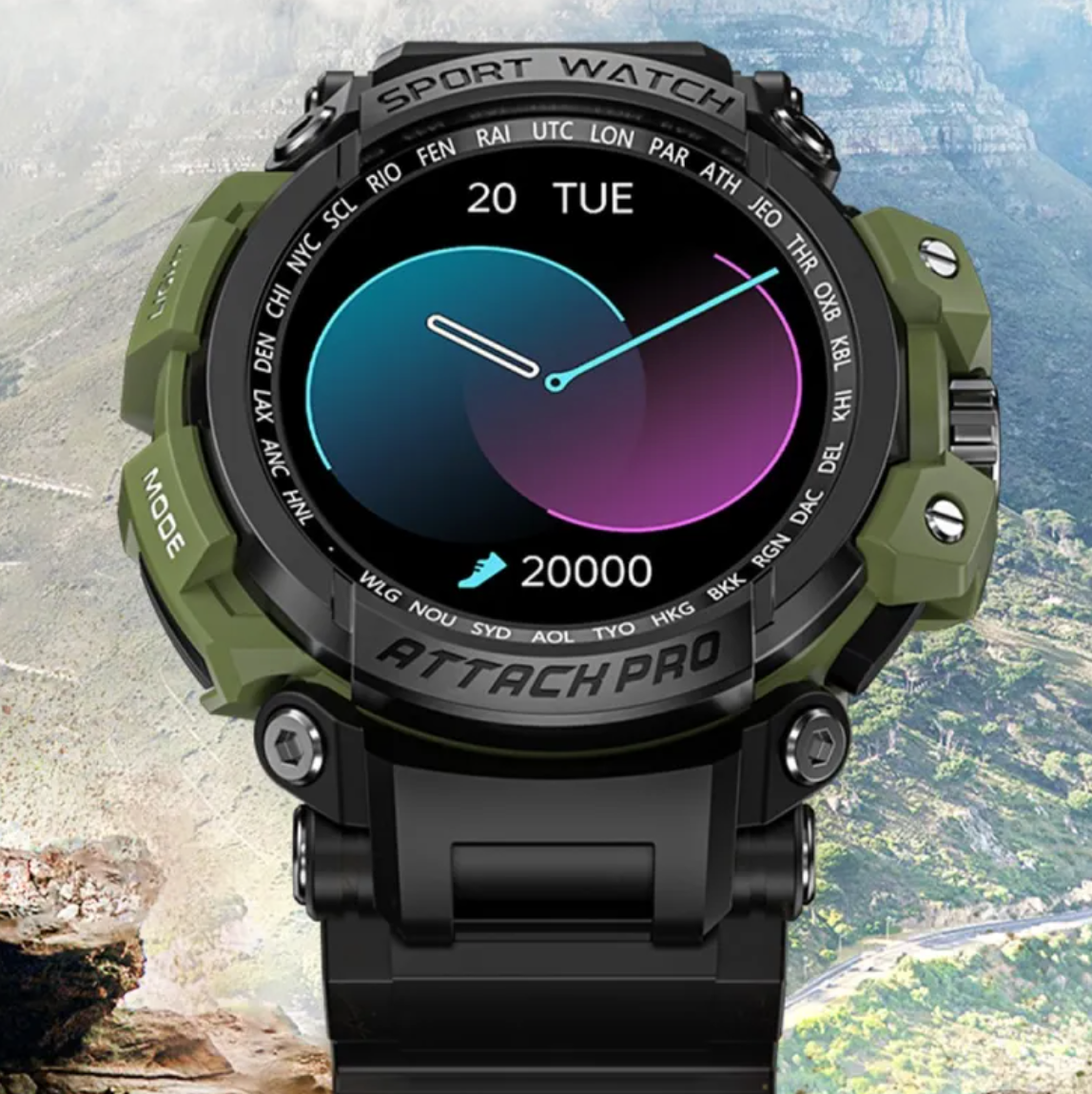Smartwatch resistente para exterior con llamadas Bluetooth