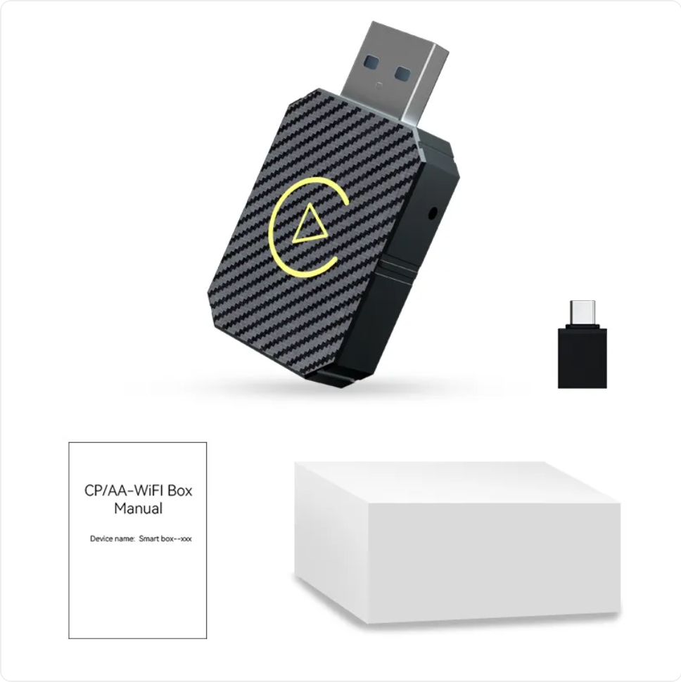 Adaptador inalámbrico CarPlay y Android Auto