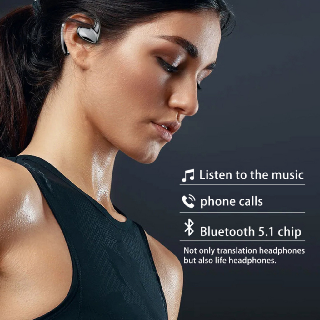 Auriculares Bluetooth con traducción bidireccional en tiempo real